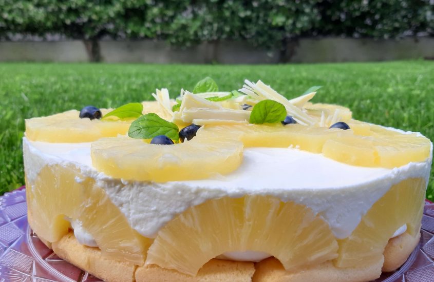 Cheesecake all’ananas